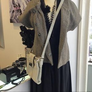 Tignanello Pale Grey Cross Body